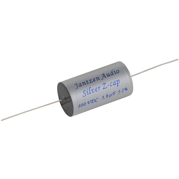 Main product image for Jantzen 0658 3.9uF 800V Silver Z-Cap Crossover Capacitor027-778
